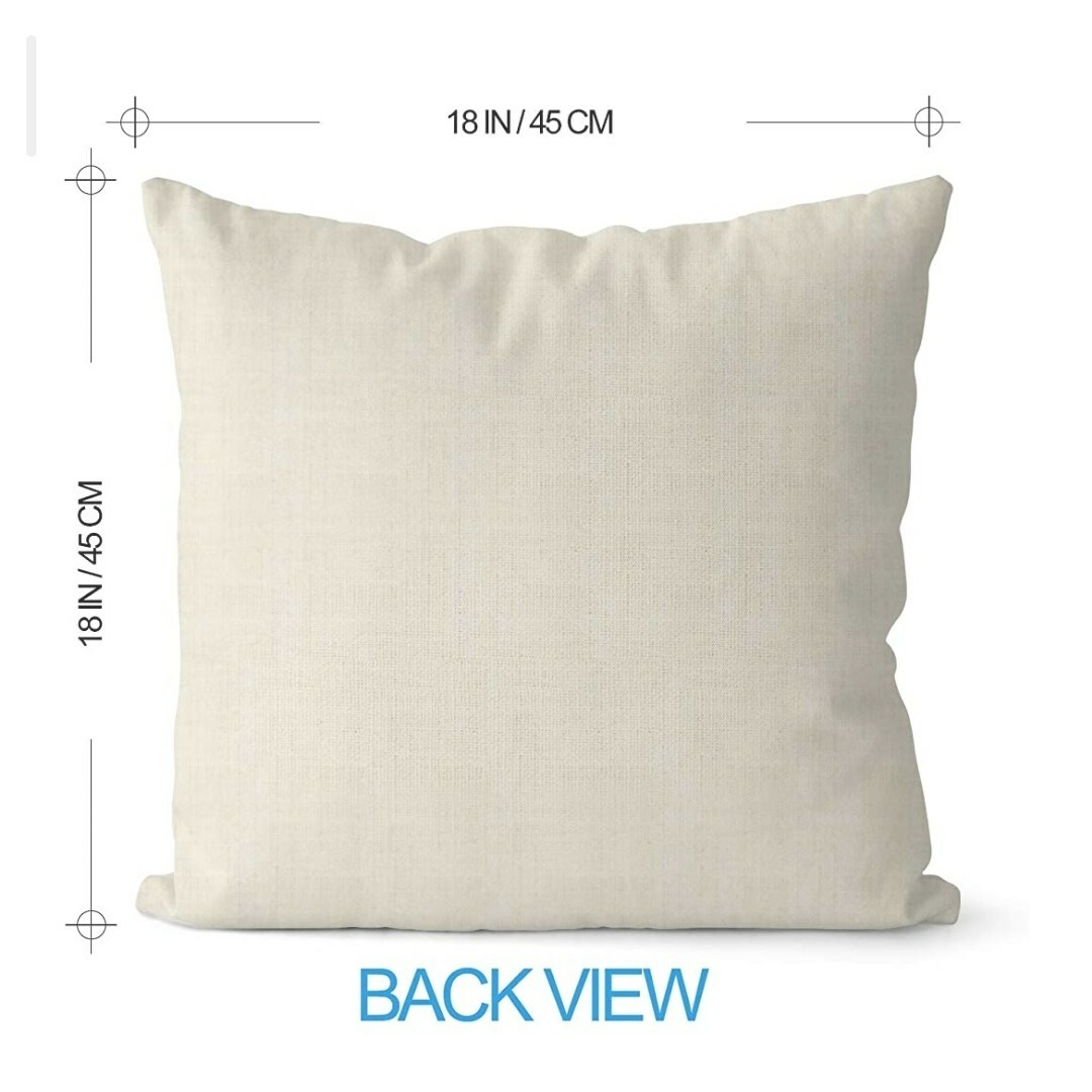 Marine Life Linen Throw Pillow Covers 18x18 Inch Set of 4 Home Decorations gift