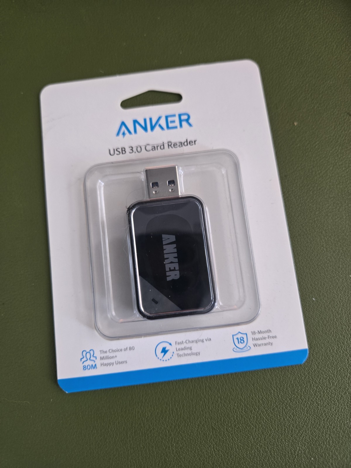 Anker 2-in-1 USB 3.0 SD Card Reader - Brand New In Box!