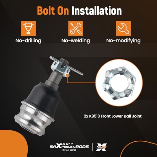2Pcs Front Lower Ball Joints Kit for Subaru & Saab Model- Forester Black-New