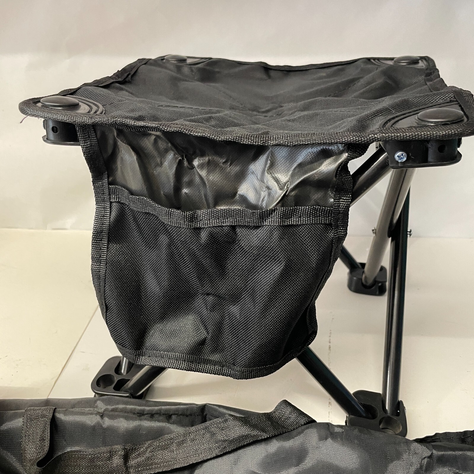2 Pcs Camping Stool Small Lightweight Sturdy Portable Stool with Side 10"x10"