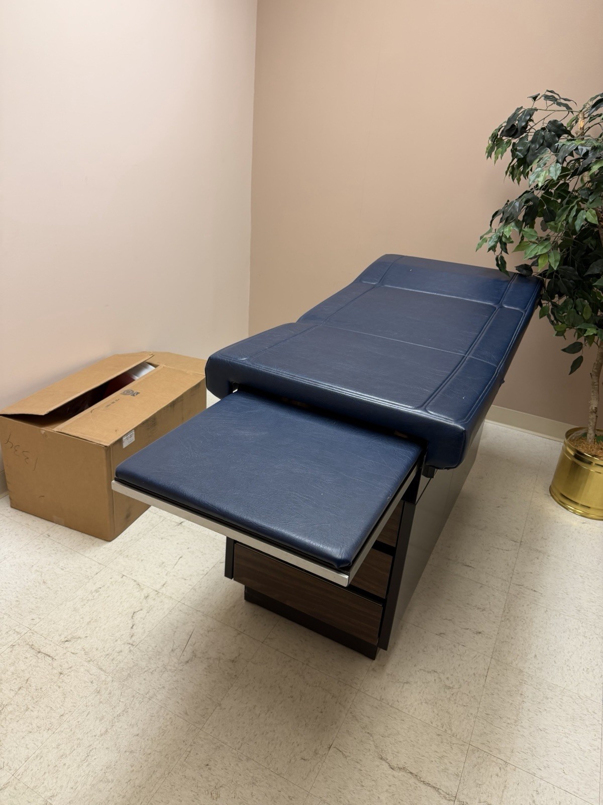 Midmark 104 Examination Table Blue Upholstery with Drawers