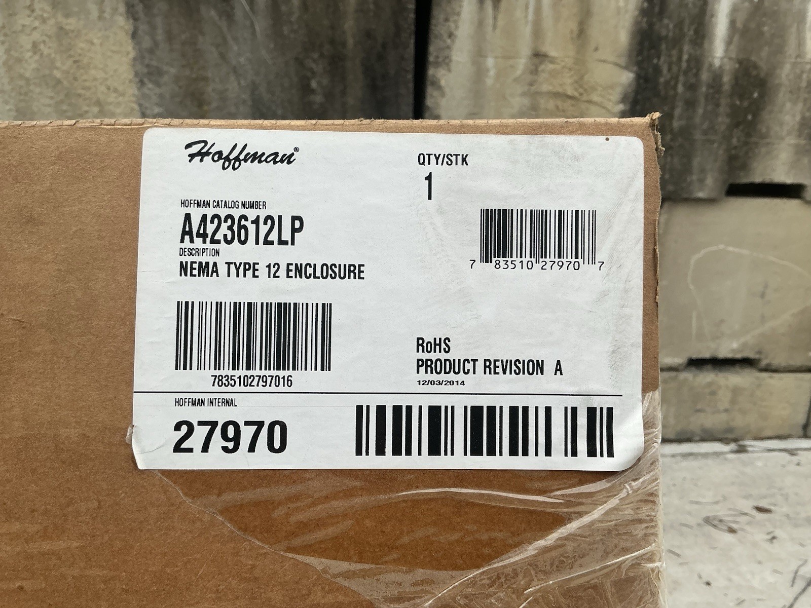 Hoffman NEMA 12 Enclousure - A423612LP - 42x36x12 Steel - Brand New
