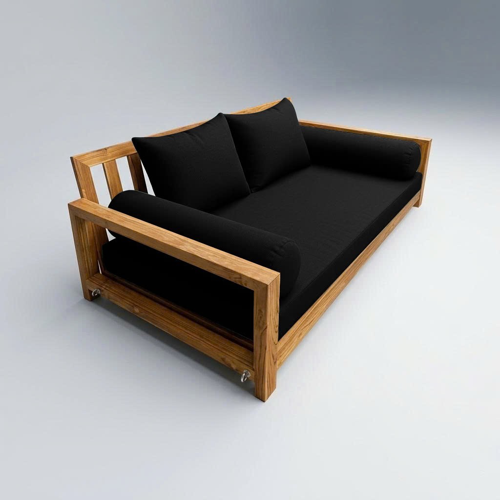 COVER ONLY STYLE 4 Mattress Pillow Daybed Porch Swing Knife Edge Twin AD109
