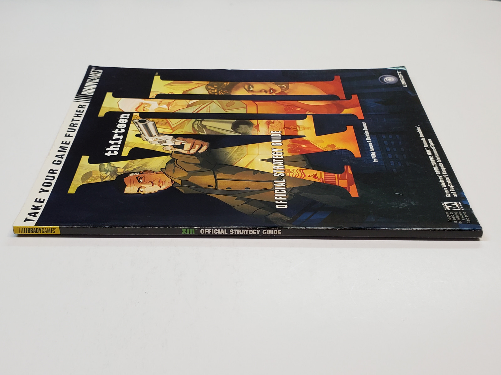 XIII Thirteen Ubisoft Brady Games Strategy Guide Book *wear