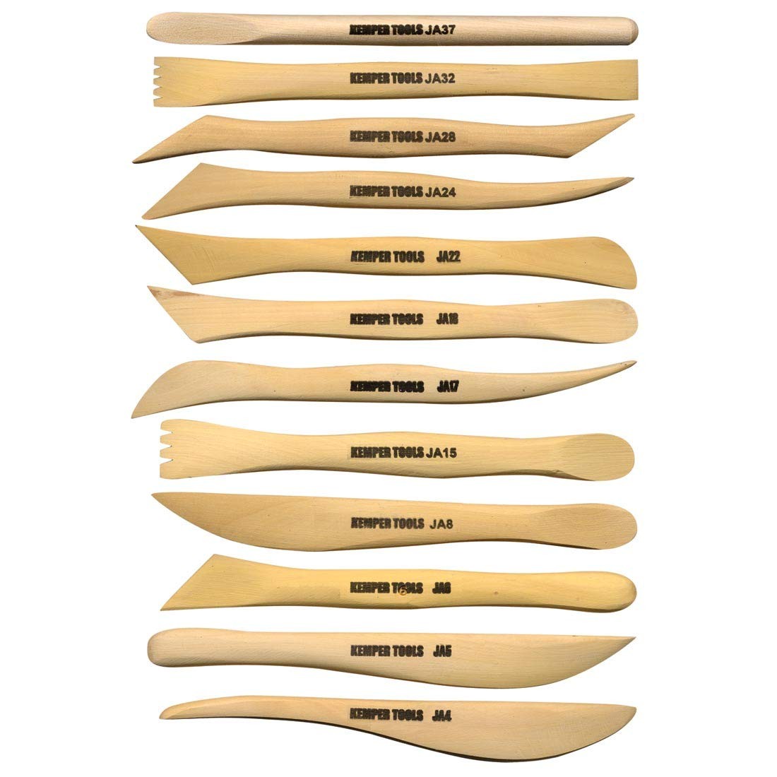 12 PC 6" Boxwood Kemper Tool Set for Clay Pottery Sculpture Modeling Tools