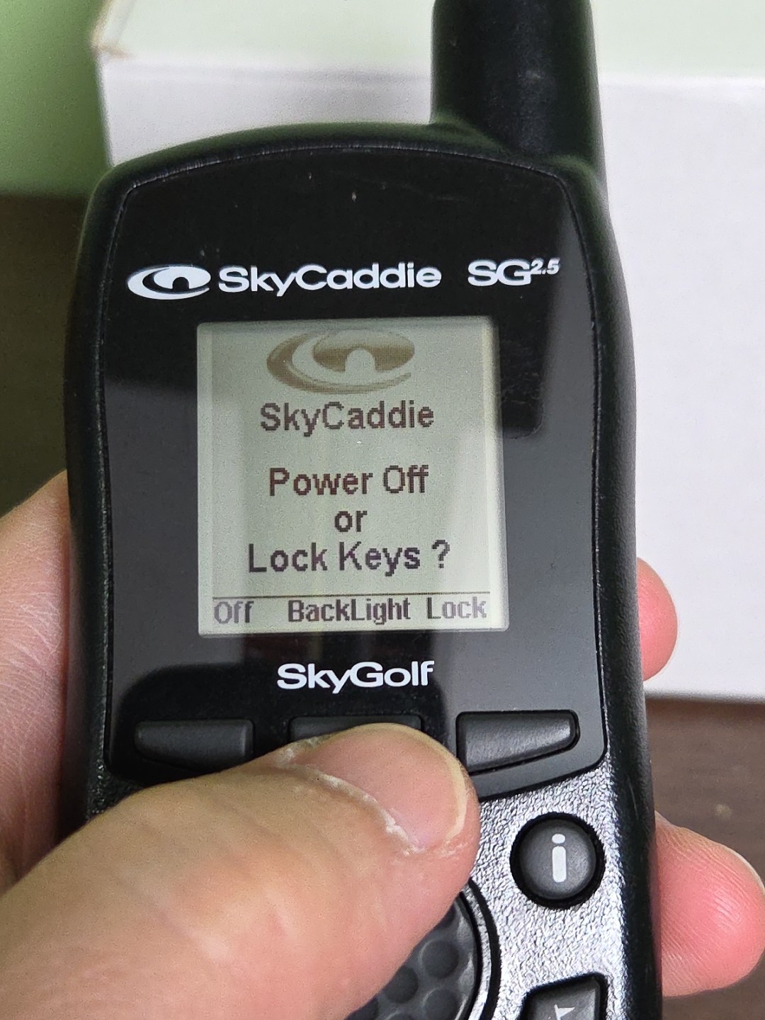 Vintage Skygolf Skycaddie SG2.5 Golf GPS Rangefinder Unit Only