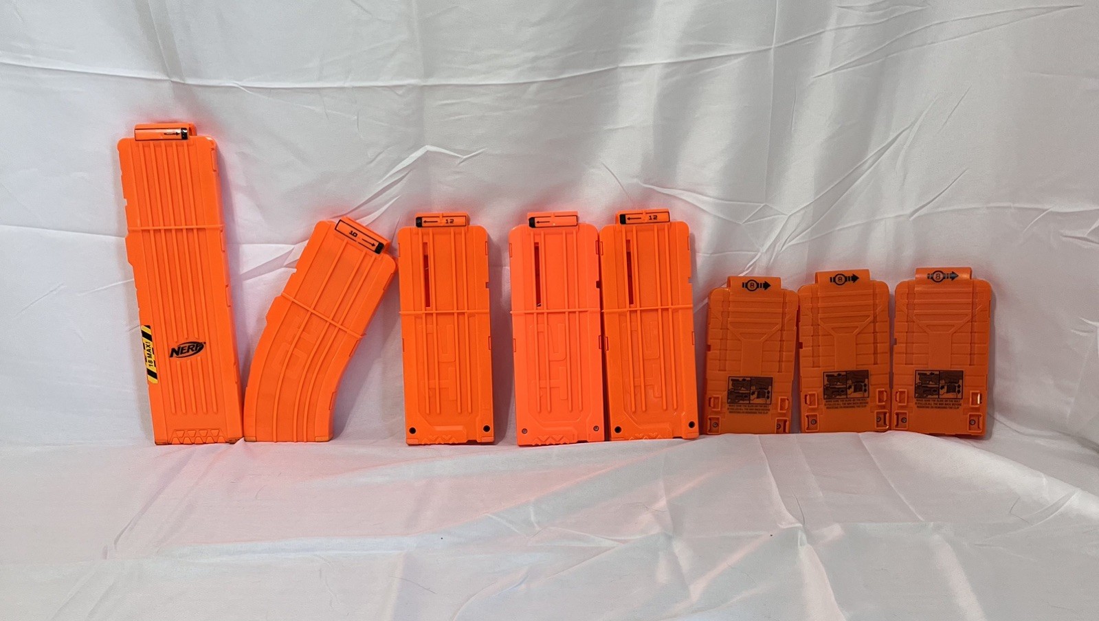 NERF READY TO PLAY LOT Fully Automatic Blasters Attachments Target Darts Modulus