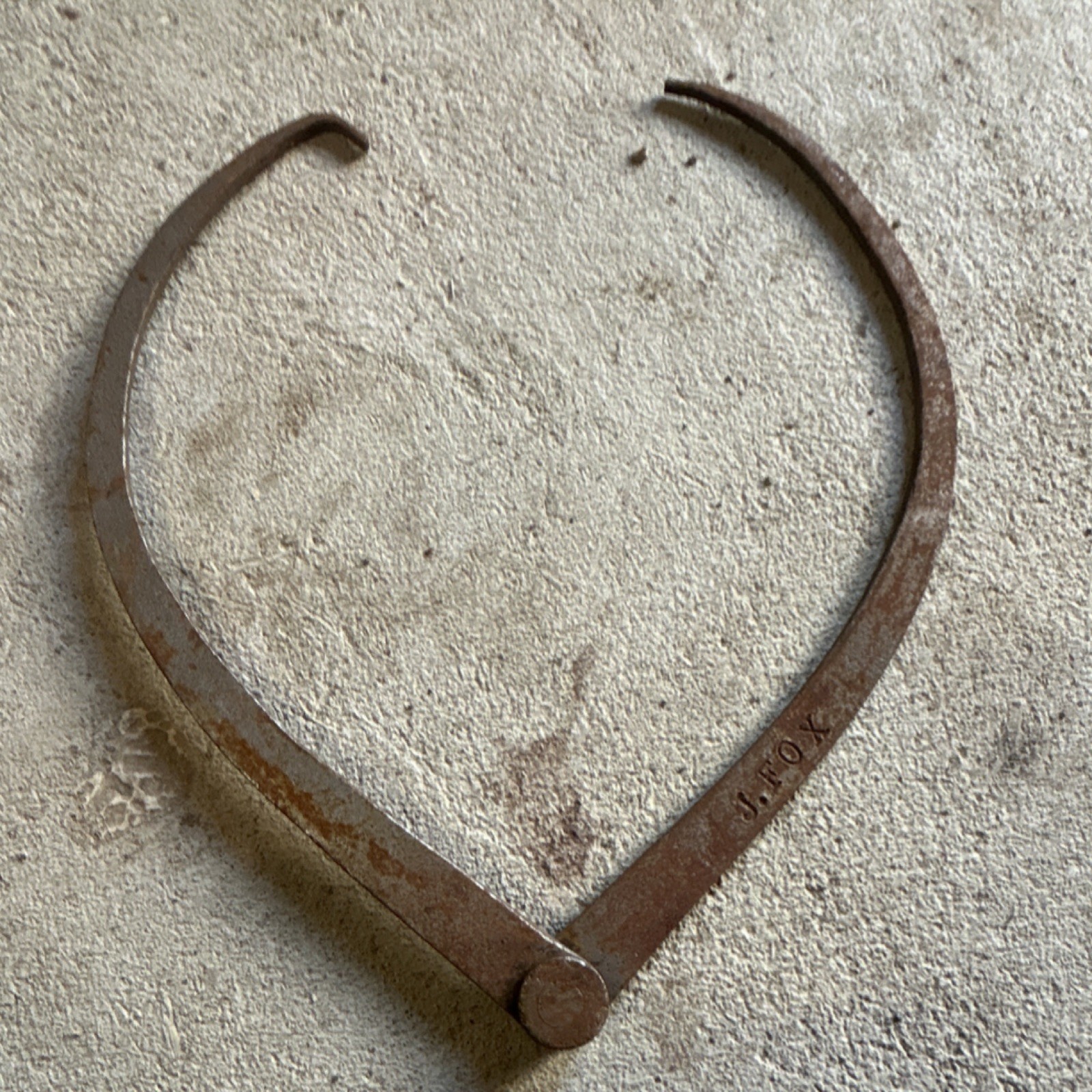 J. FOX Outside Caliper Firm Joint Vintage Metalworking Divider Tool
