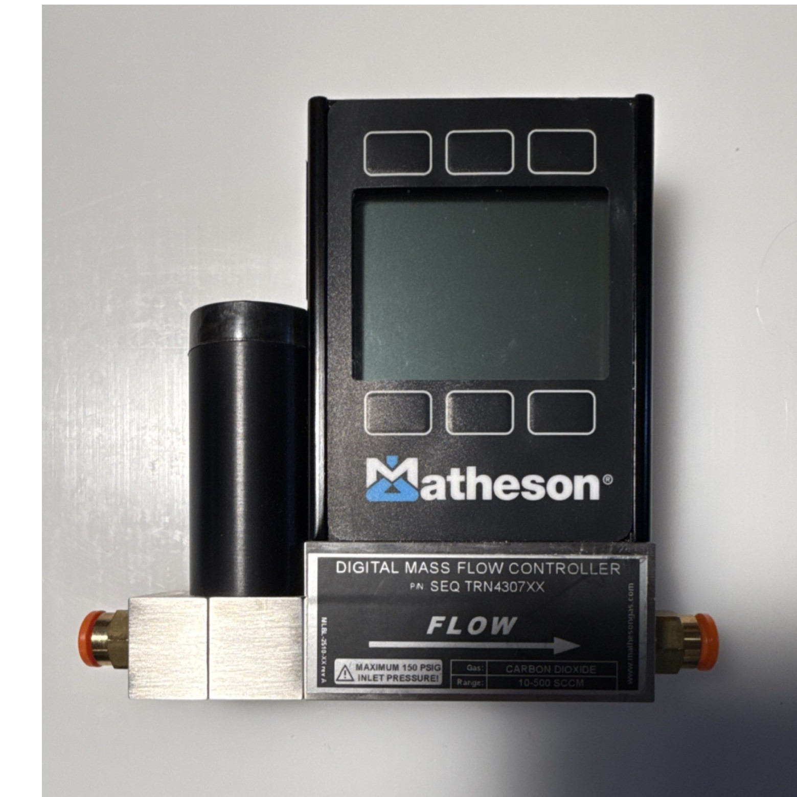 Matheson (Alicat Scientific) Digital Mass Flow Controller (CO2)