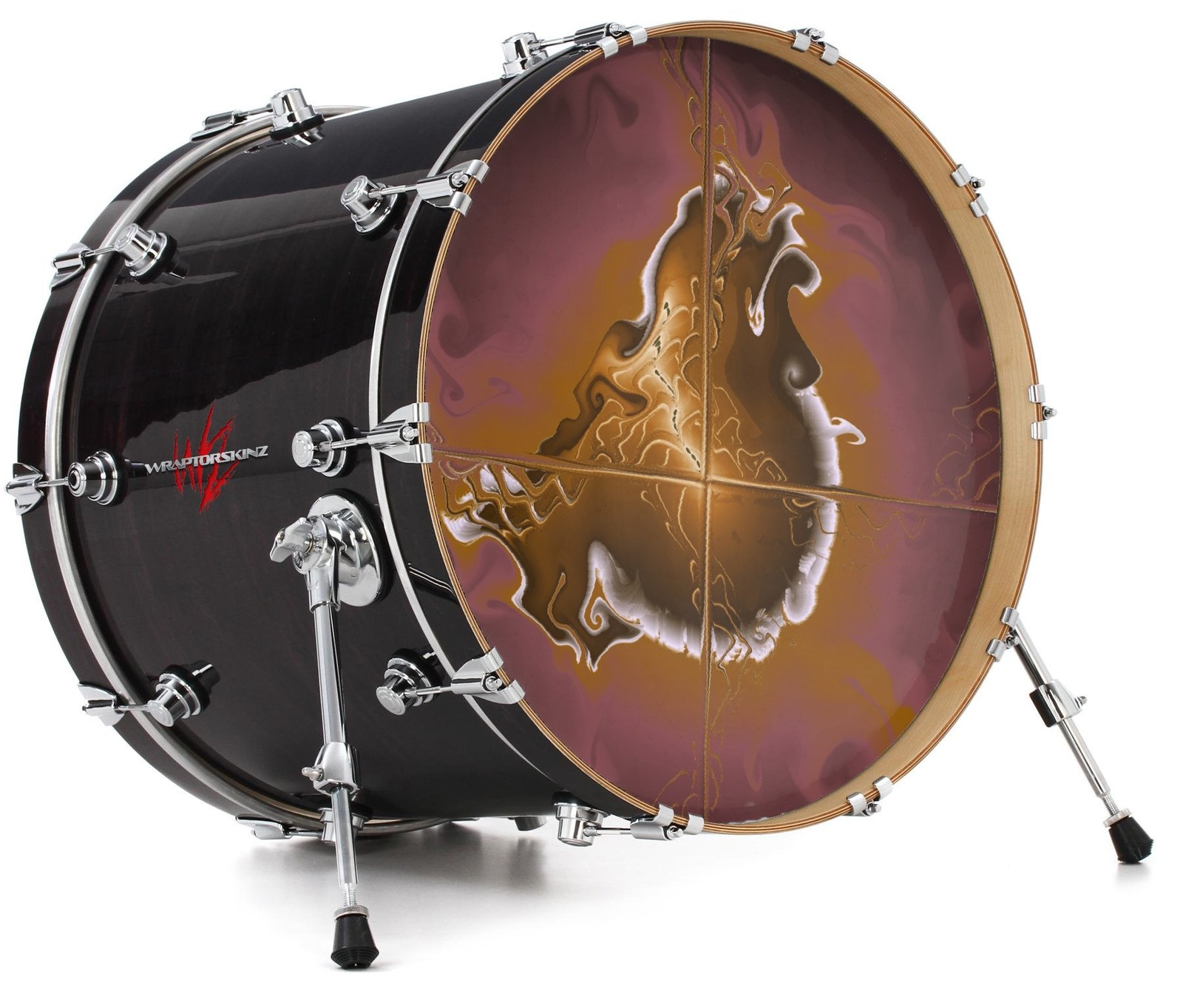 Vinyl Decal Skin for 26" Bass Kick Drum Heads Comet Nucleus