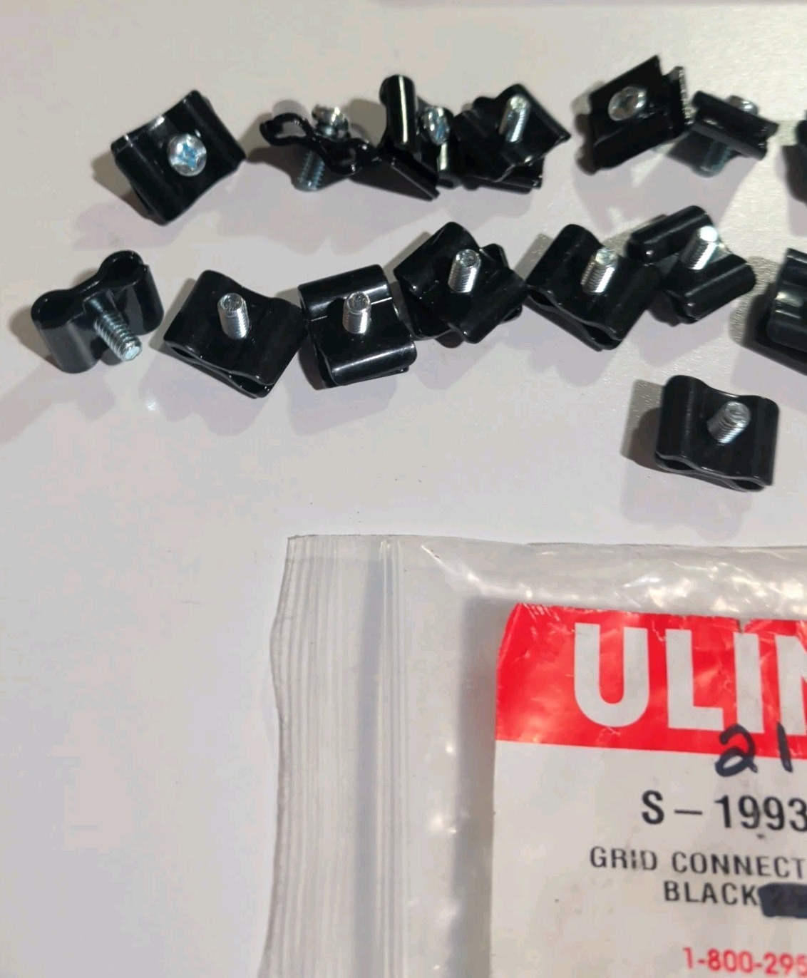 Gridwall Joining Connectors - Black Grid Panel 21 Joiner Clips