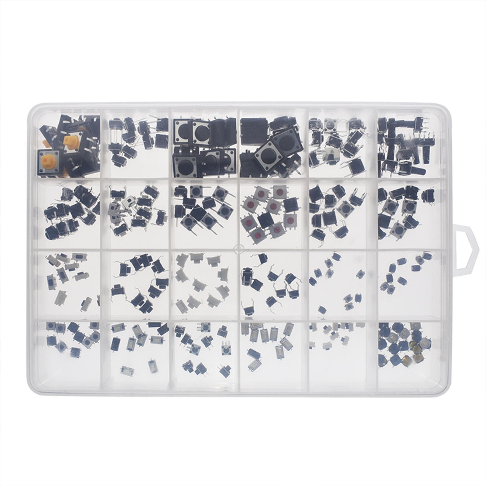 Practical Assorted Kits Micro Switch Push Tact Button ON/OFF Touch Button Switch