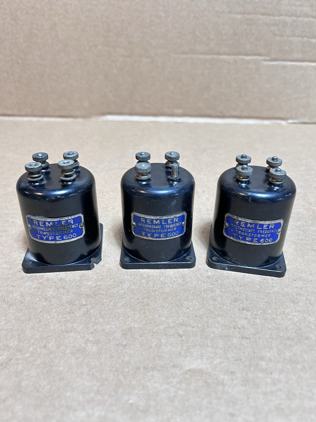 Remler Intermediate Frequency Transformers Type 600 For Tube Radio