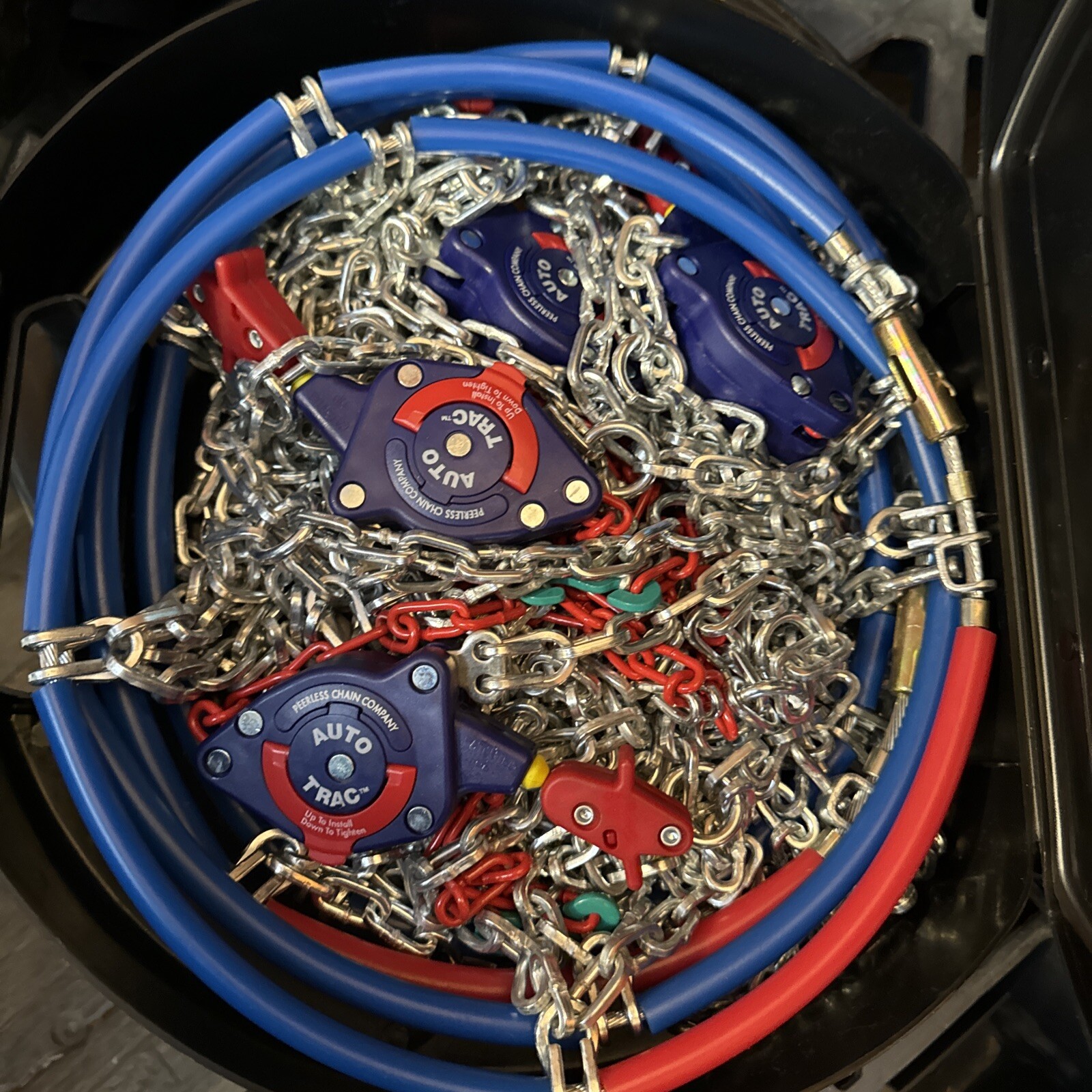 0155010 Peerless Chain Company Auto-Trac Self Tightening Passenger Snow Chains