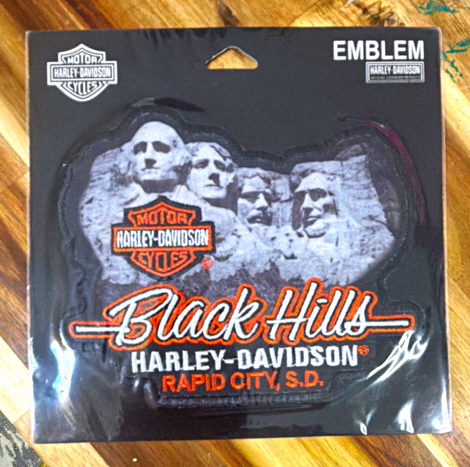 Harley-Davidson Black Hills Rapid City SD Mount Rushmore Emblem Patch
