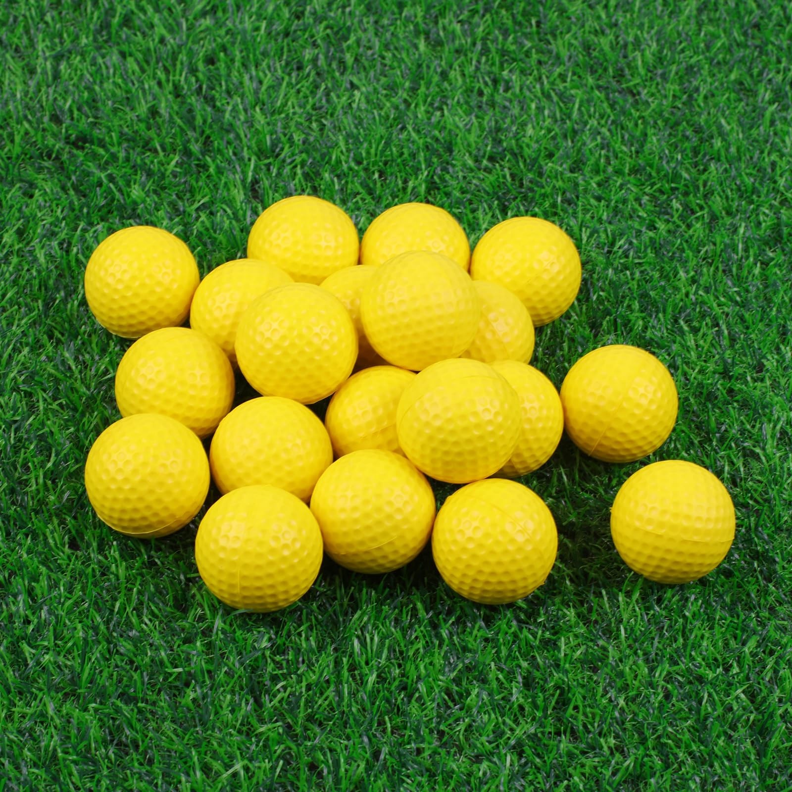 20 Pack Practice Golf Balls, 41mm Foam Golf Balls, Realistic Feel & Long Lasting