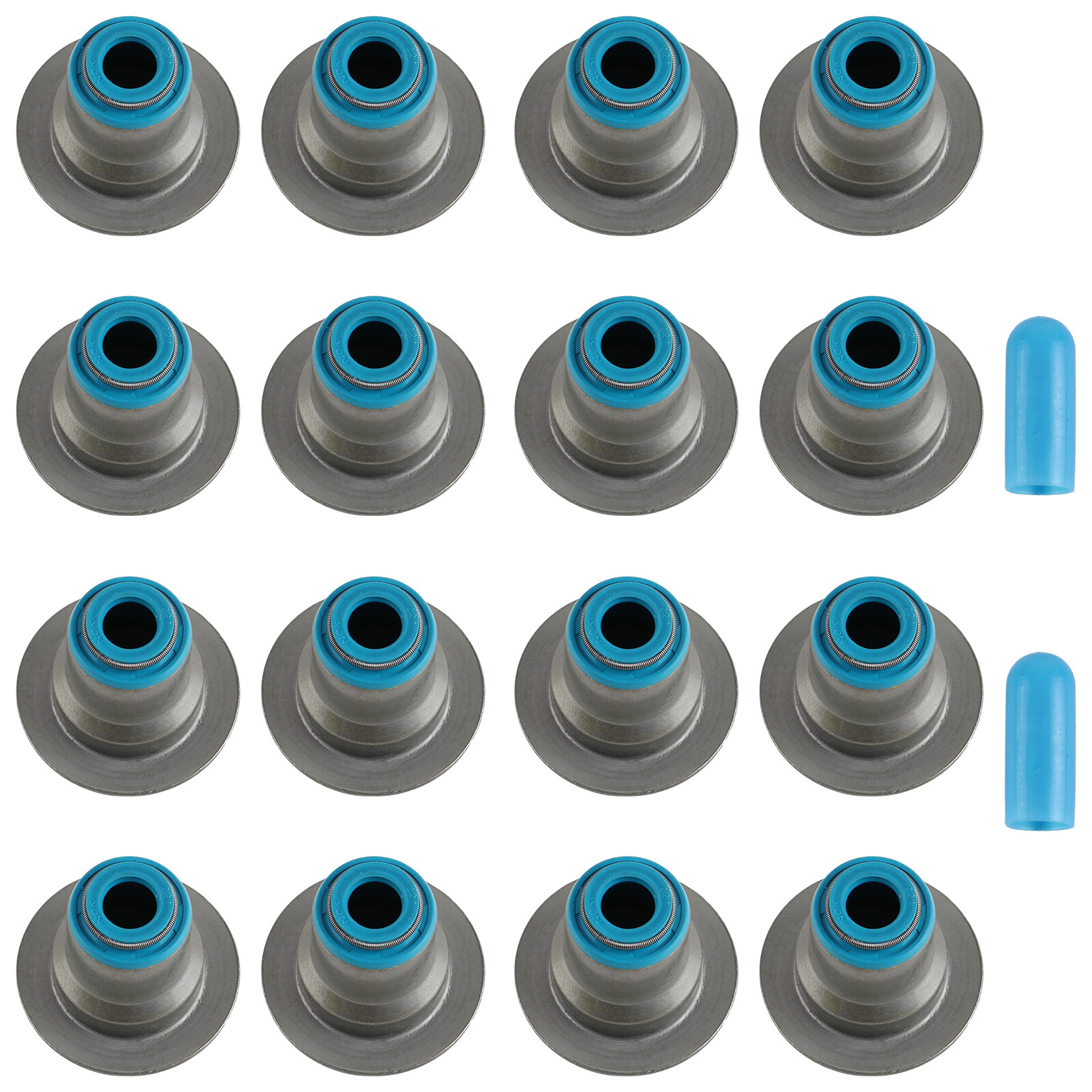 LS1 LS3 LS6 FKM VALVE SEALS .313 X 500 METAL CLAD 4.8 5.3 5.7 6.0 for GM TOP HAT