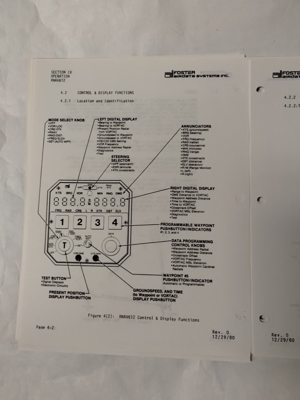 Foster RNAV612 Area Navigation System Installation & Maintenance Manual-Copy