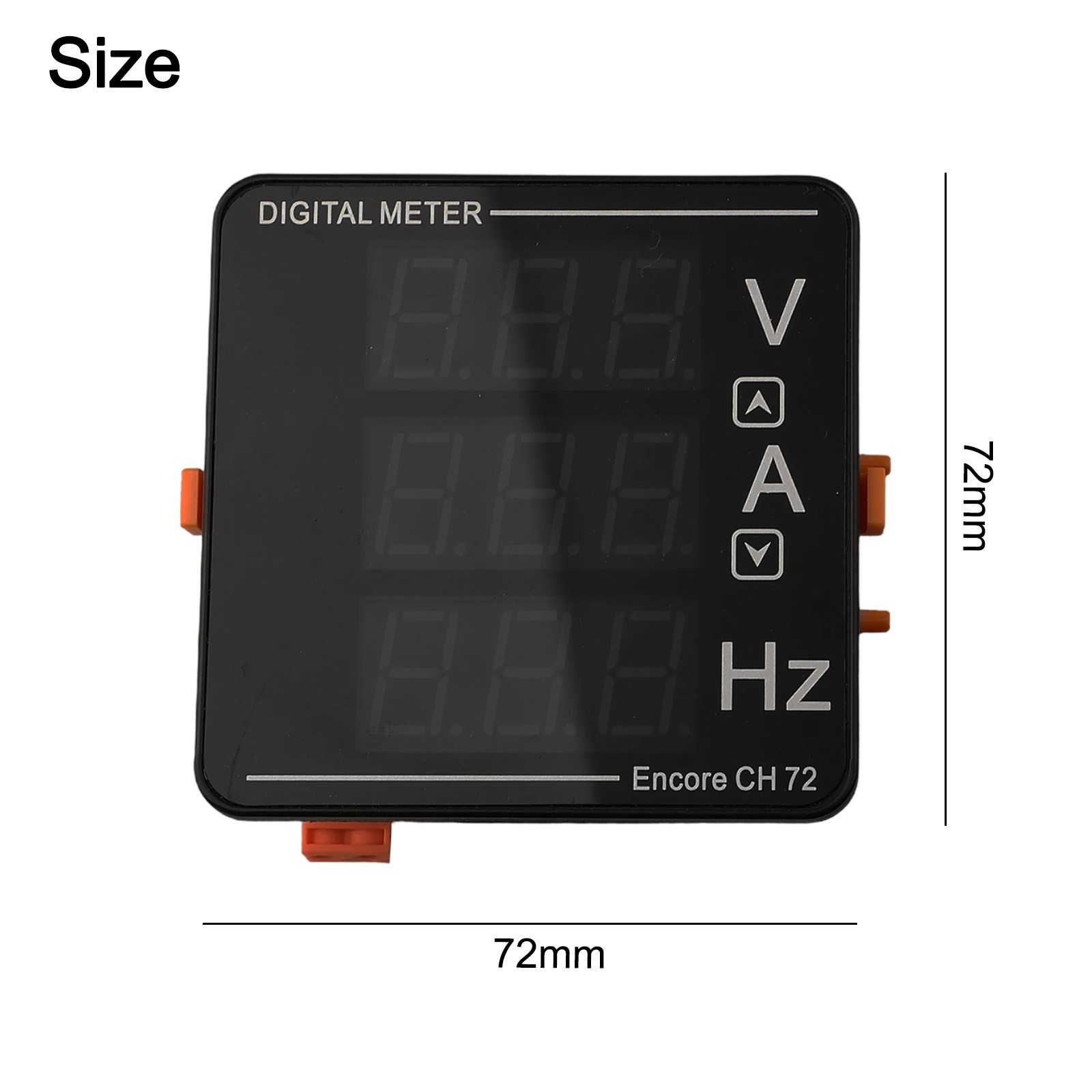 72 Type AC Volt Ampere Frequency Meter with Embedded Installation Size