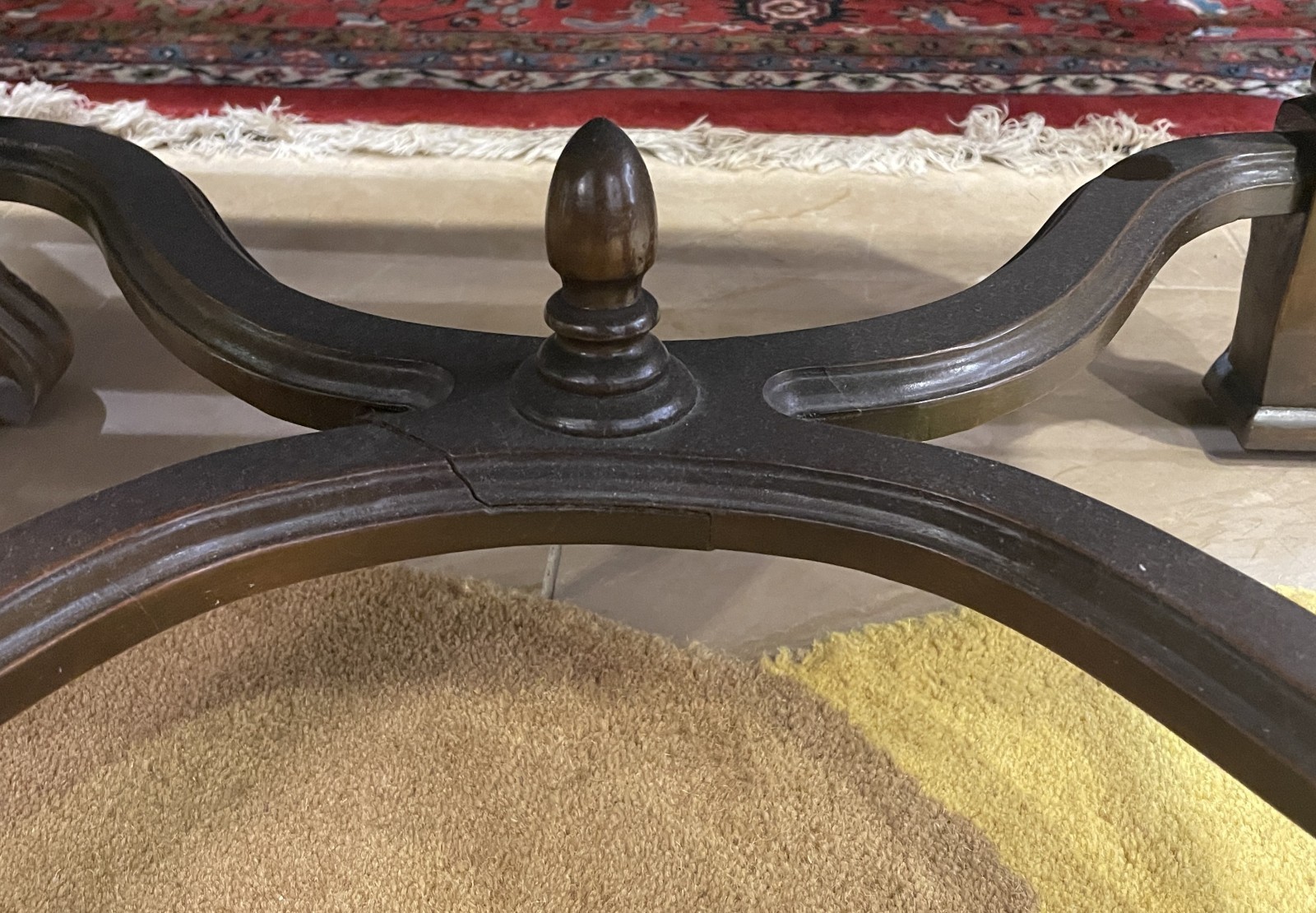 Upholstered bench with Dragonflies