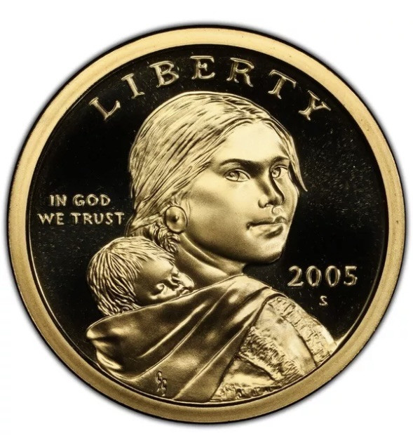 2005-S Sacagawea Dollar - Gem Proof DCAM X-448