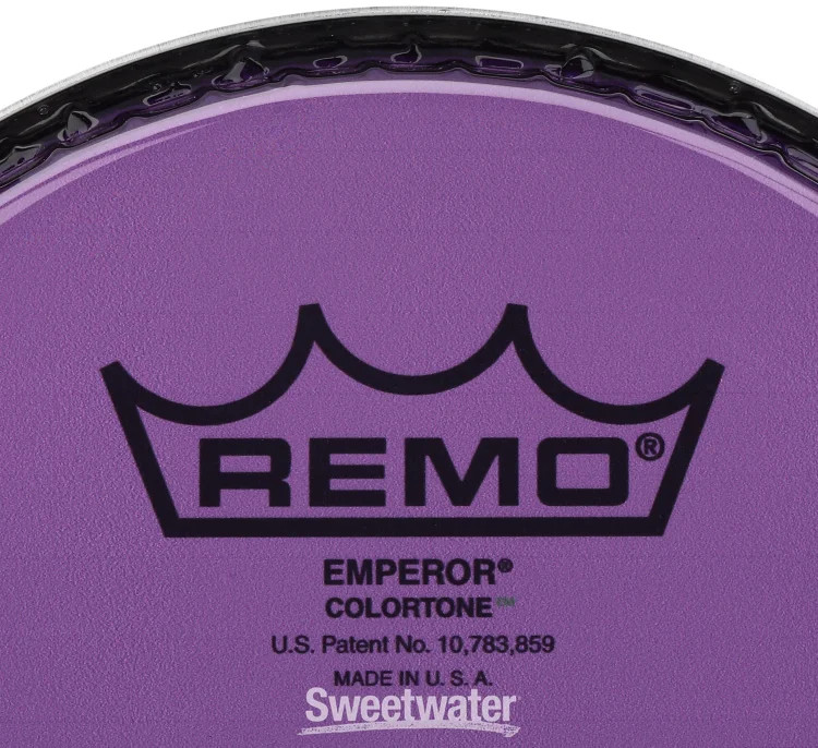 Remo Emperor Colortone Purple Drumhead - 6-inch