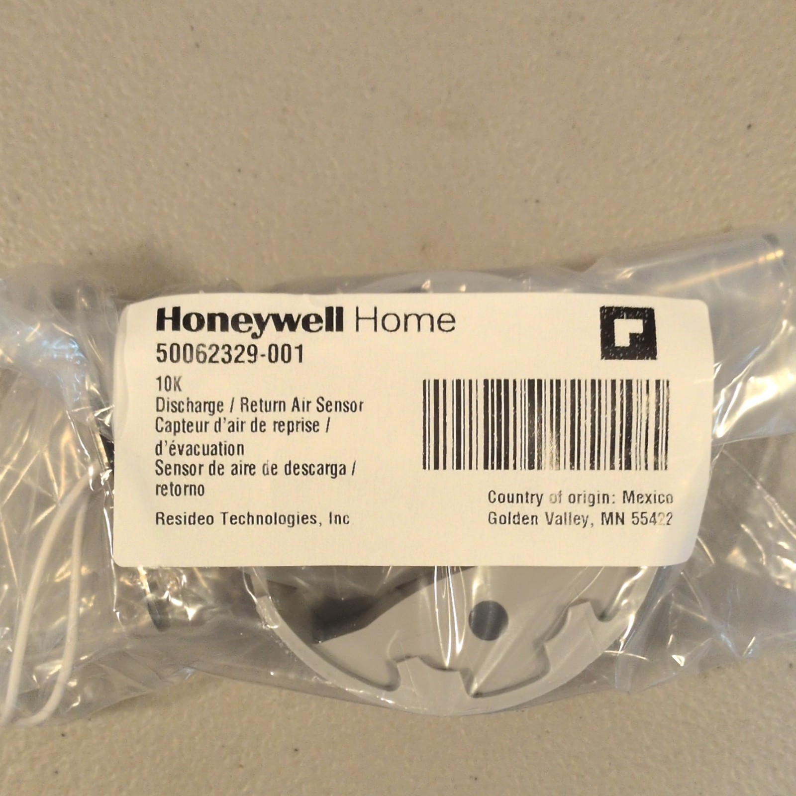 Honeywell Home Wireless Non-Programmable Thermostat Kit w/ Return Air Sensor
