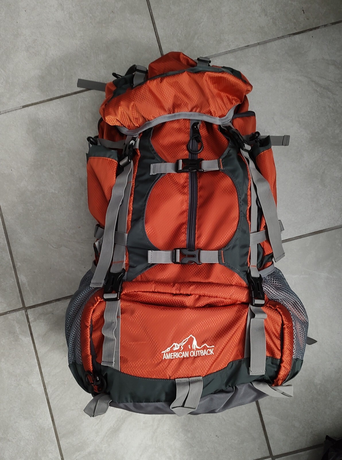 Hiking Backpack American Outback Glacier 60 Liter Internal Frame Pack Unisex New