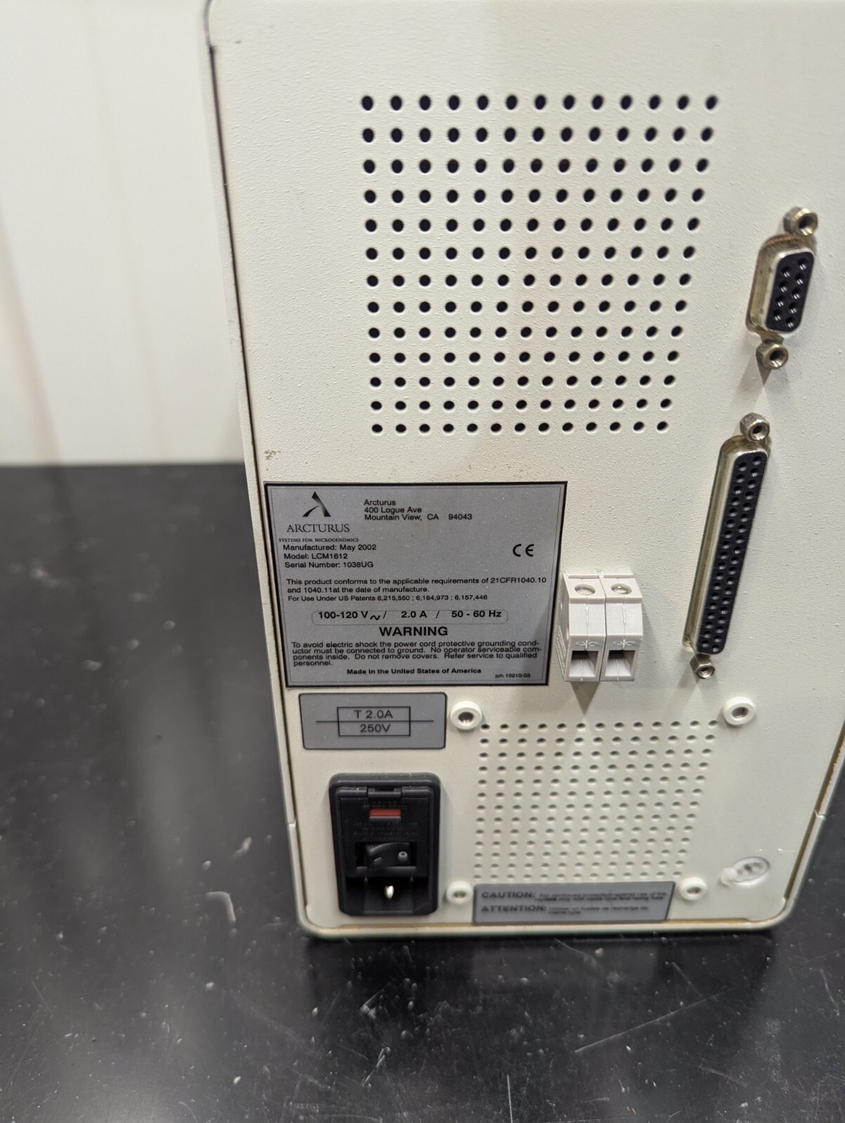 Arcturus PixCell II LCM1612 Computer Module For Microscope