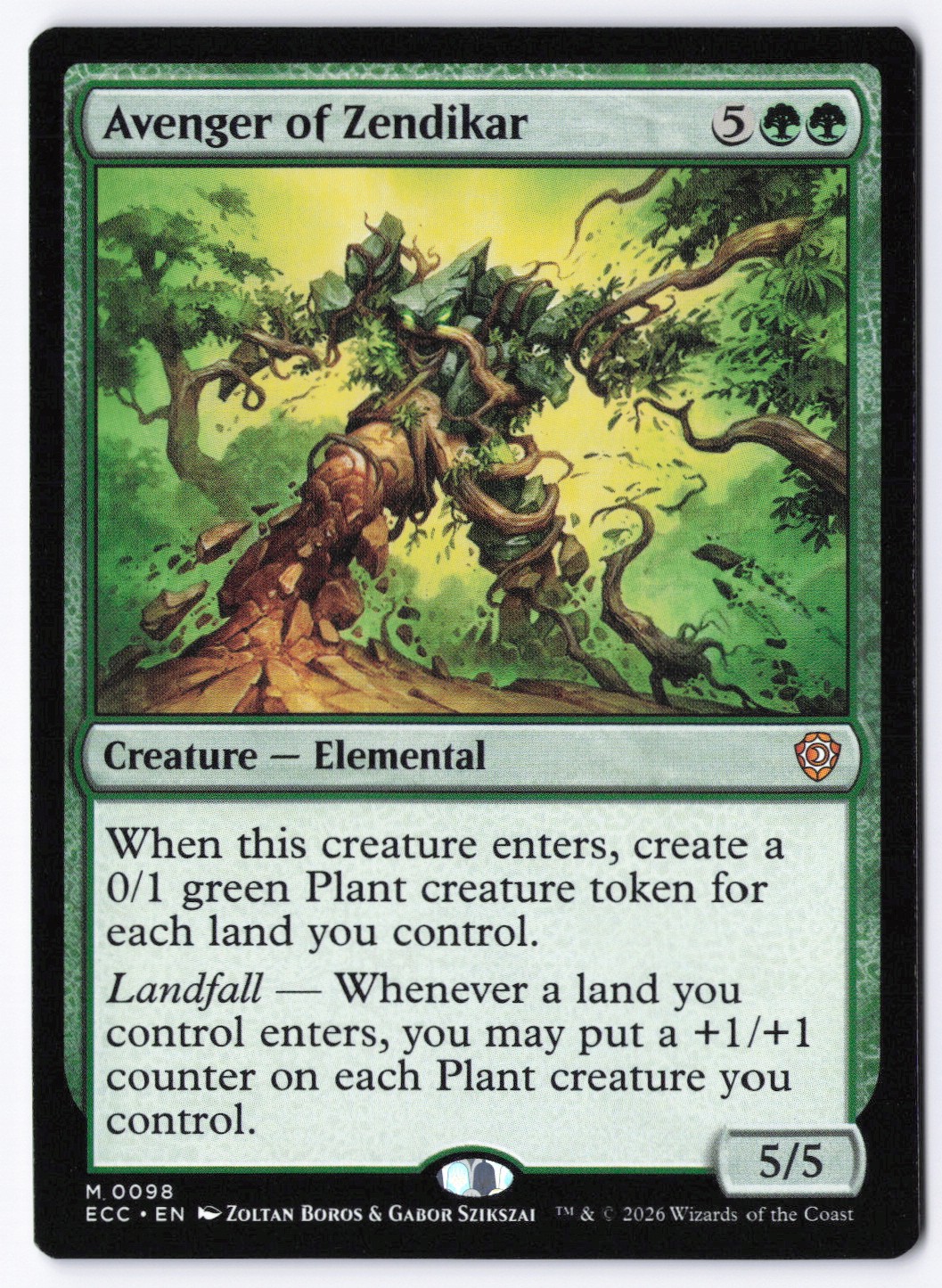 Avenger of Zendikar 98 Commander: Lorwyn Eclipsed