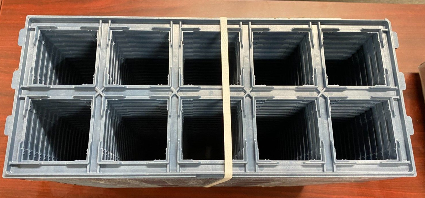 Fluoroware P80-1919-139 PGA L.O. (-05) 19x19 Tray for Alpha POWER 6,7 Max 105°C