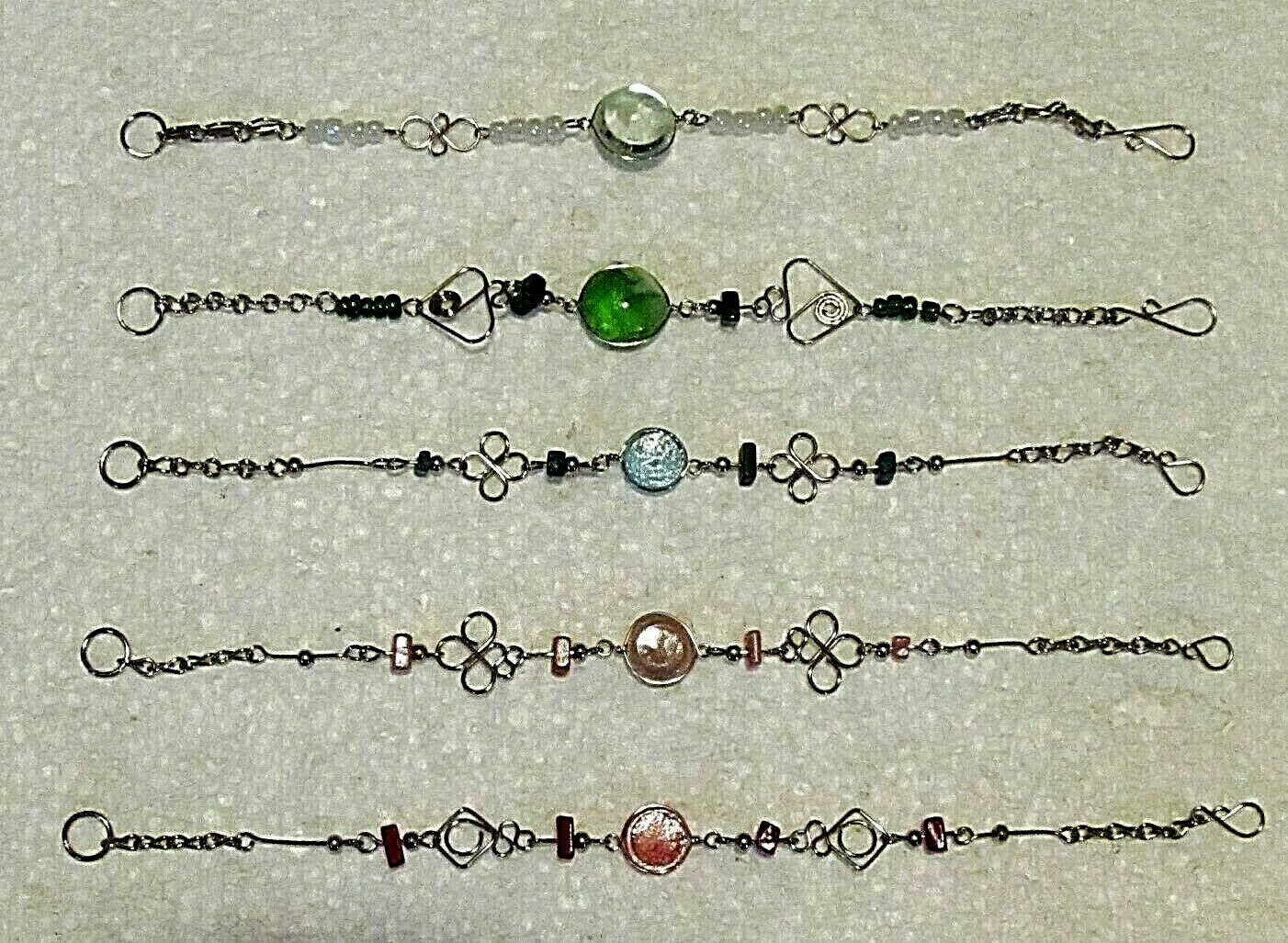 Peru Artisan Bracelets Beautiful Dainty U-Pick Color 7" Easy Latch
