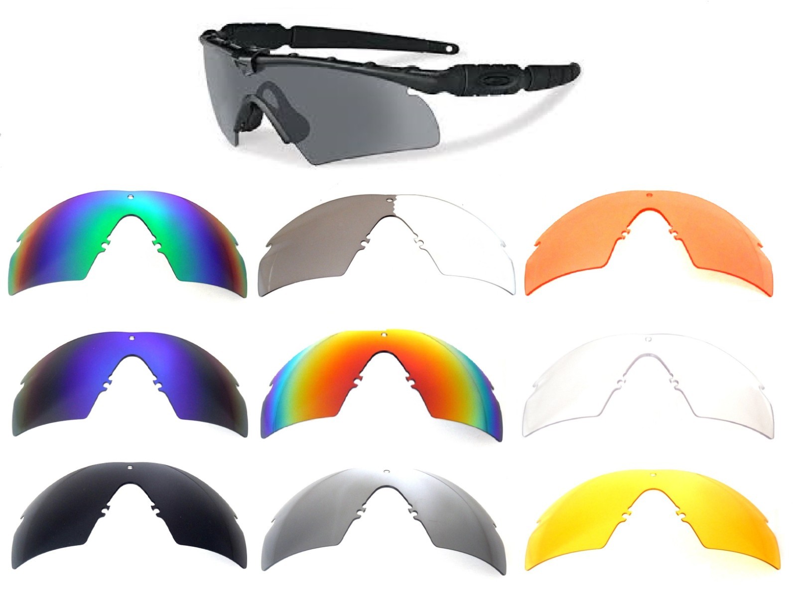 Galaxy Replacement Lenses For Oakley Si M Frame 2.0 Z87 9 Color SPECIAL OFFER!!