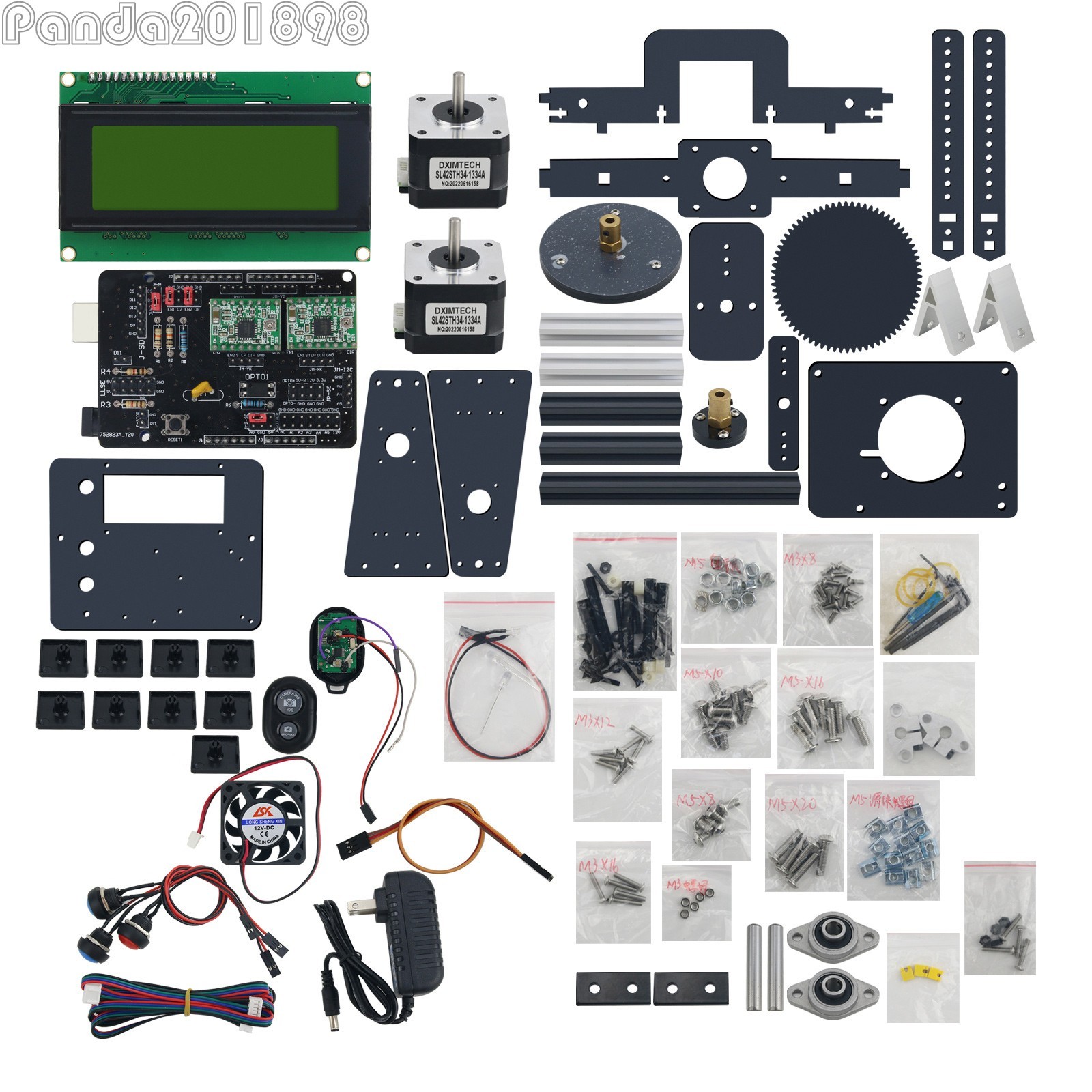 3D Scanner Unassembled 3D Laser Scanner DIY Kit Supports Phones and Cameras