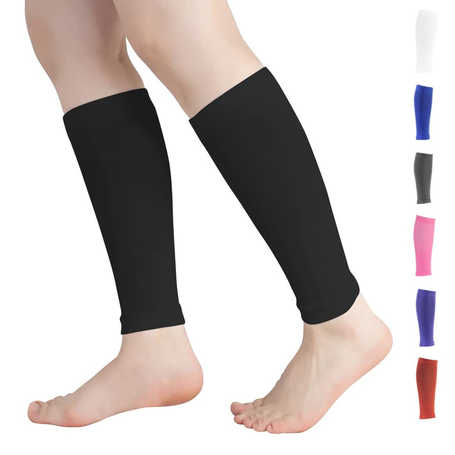Calf Compression Sleeves for Men & Women (20-30mmhg) - Leg Compression Sleeve...