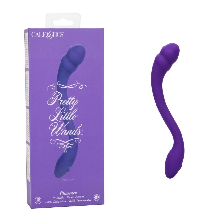 Calexotics Pretty Little Wands Charmer Dual End Flex 10 Speed Silicone Vibrator