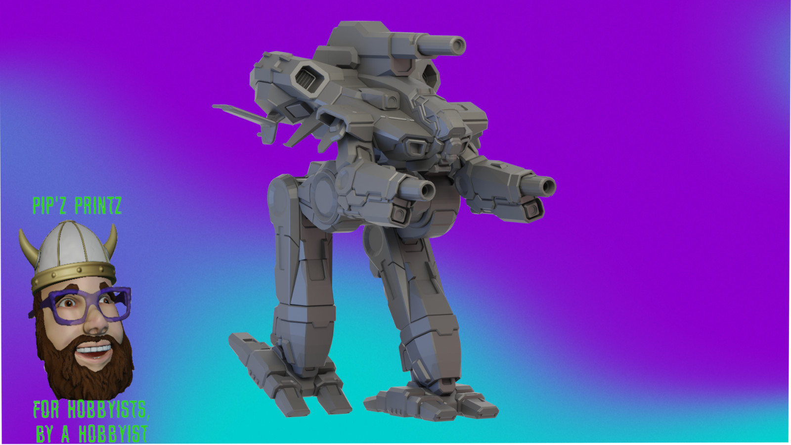 Marauder II Alternate Mech Model For Battletech 6mm-10mm-15mm