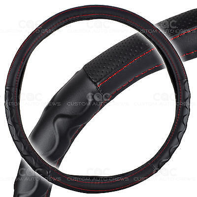 Motor Trend Big Rig Steering Wheel Cover Syn Leather 18" Black Tractor Trailer