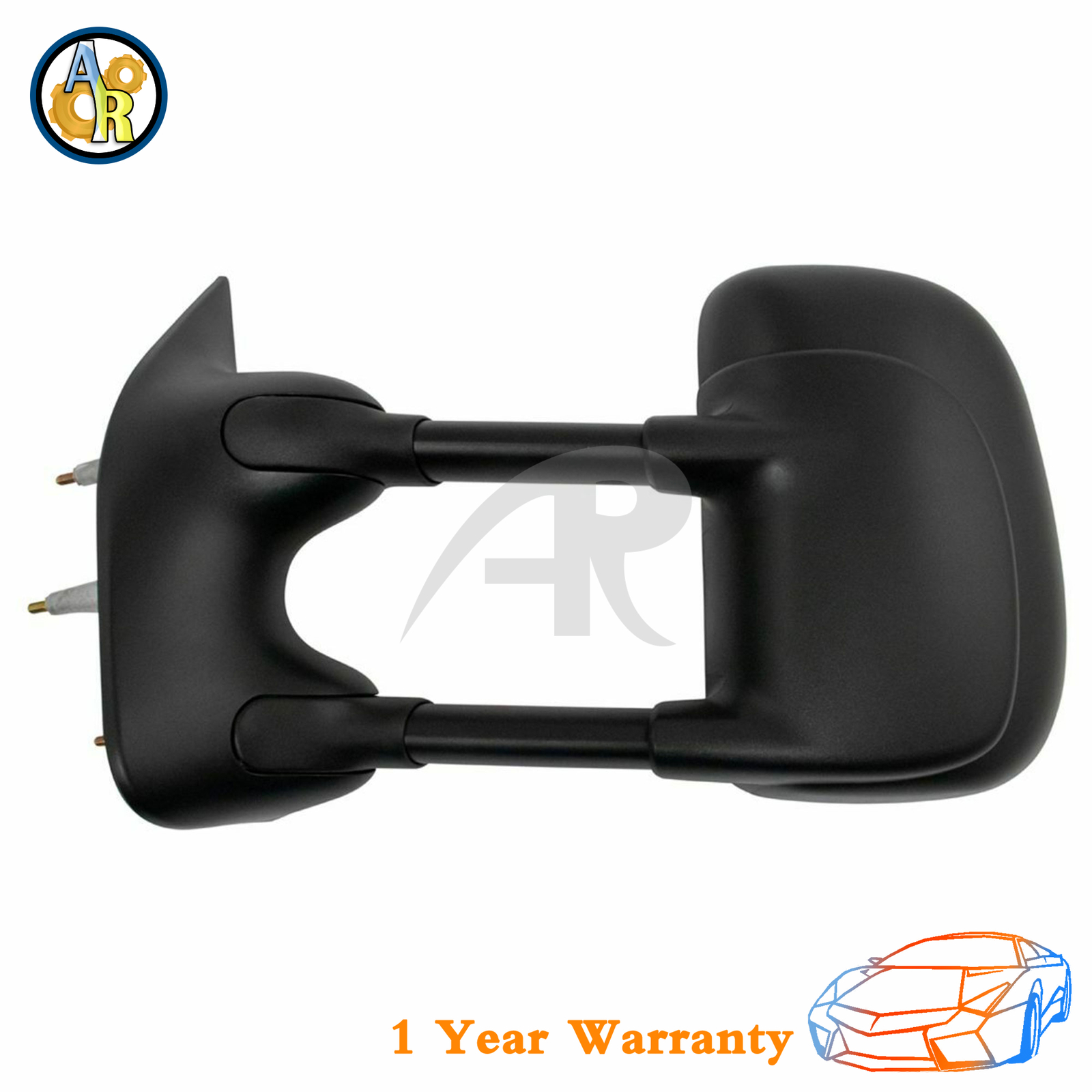 ★Pair Manual Tow Telescopic Side Mirror For 2003-2016 Ford E-350 Super Duty