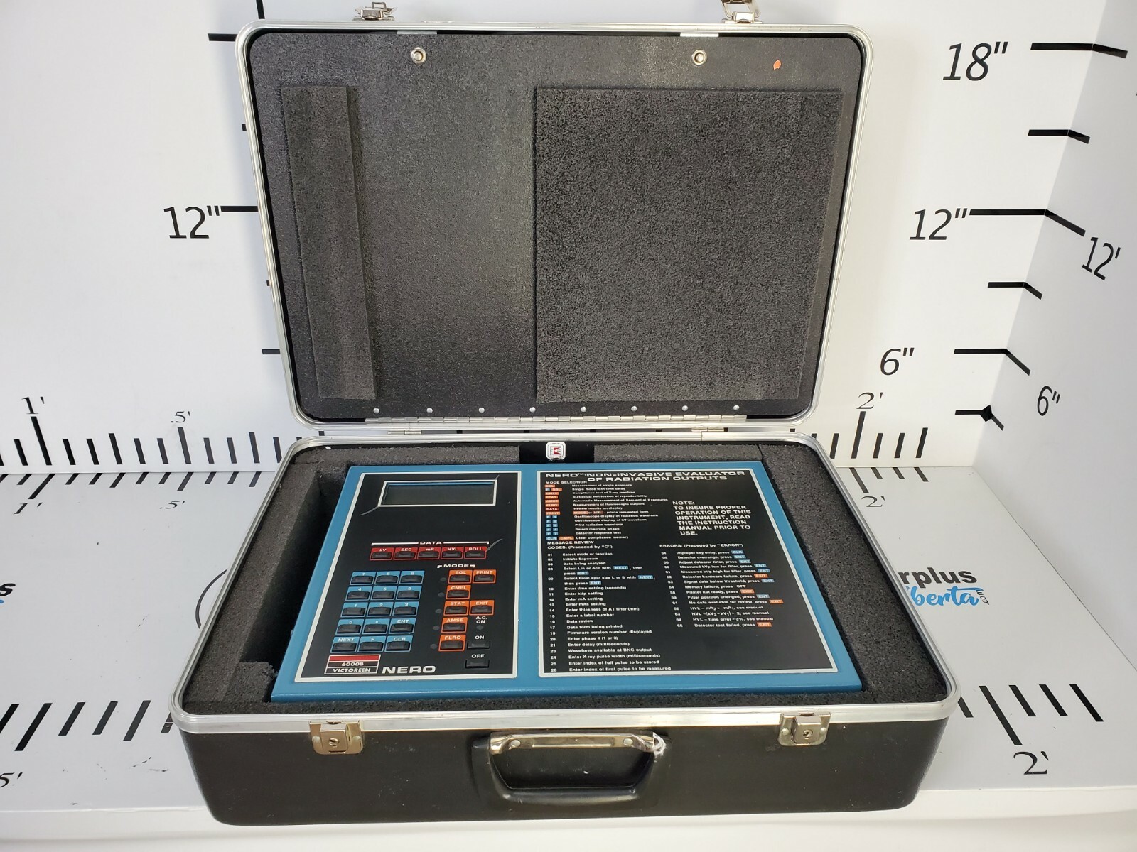 Victoreen Nero 6000M Non Invasive Evaluator of Radiation