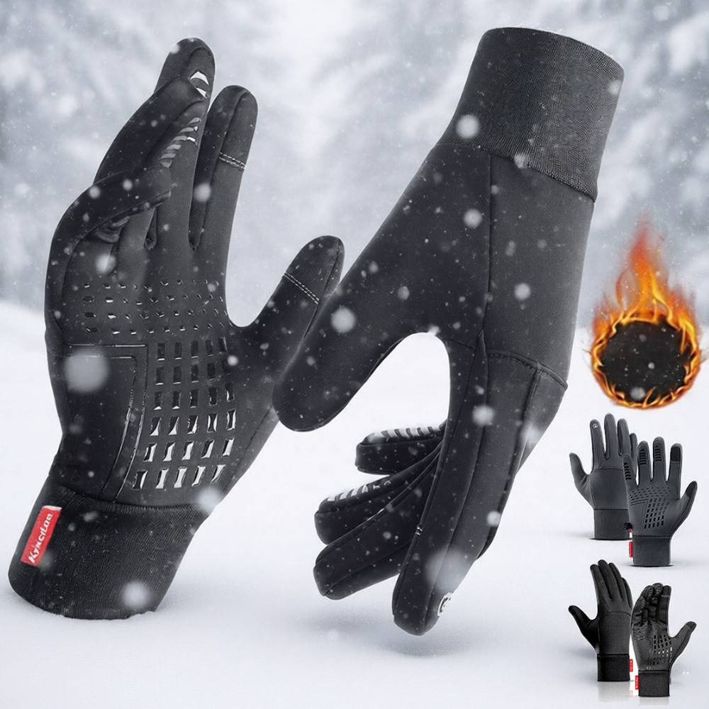 Winter Warm Thermal Gloves Windproof Waterproof Touchscreen Mitten for Men Women
