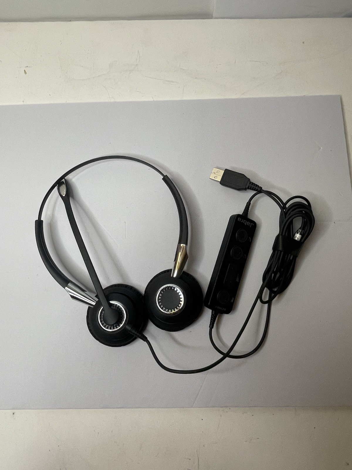 Jabra BIZ 2400 II USB UC Duo Stereo Noise Cancelling Headset w/ USB Controller