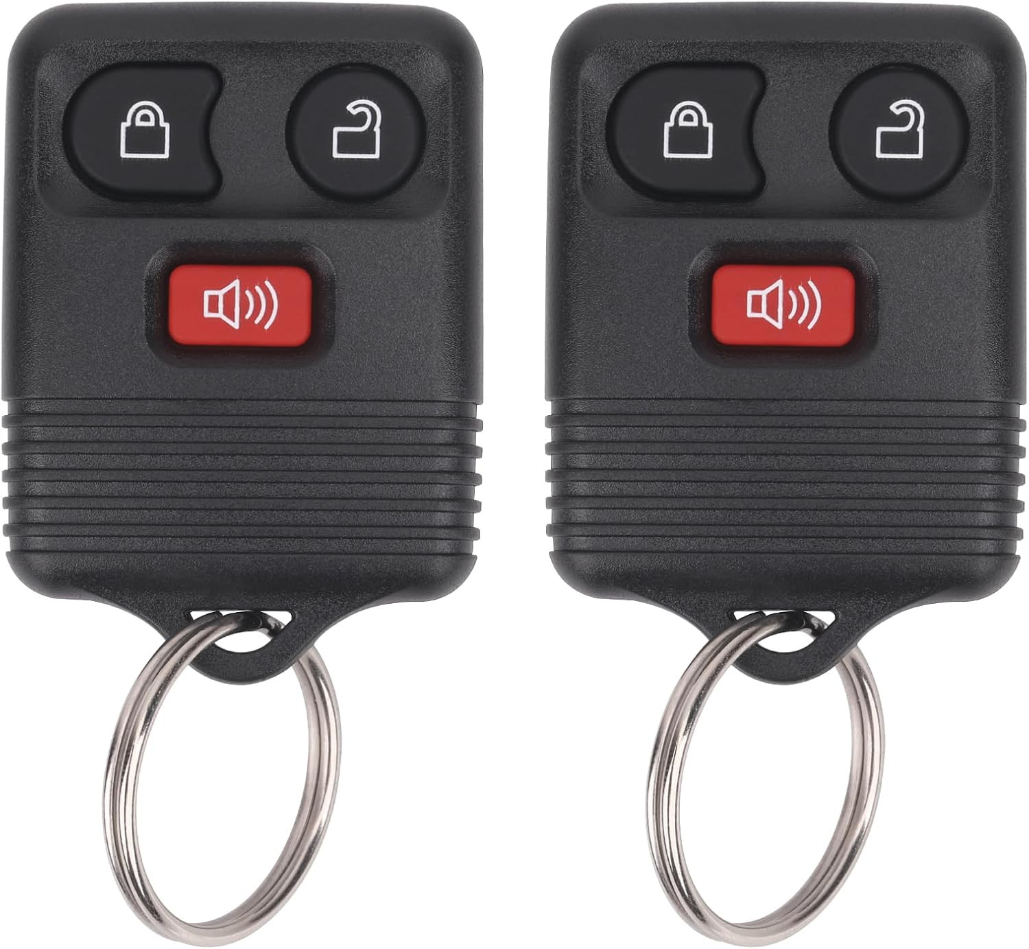 (Pack of 2) Keyless Entry Remote Key Fob Compatible with Ford F150 F250 F350 ...
