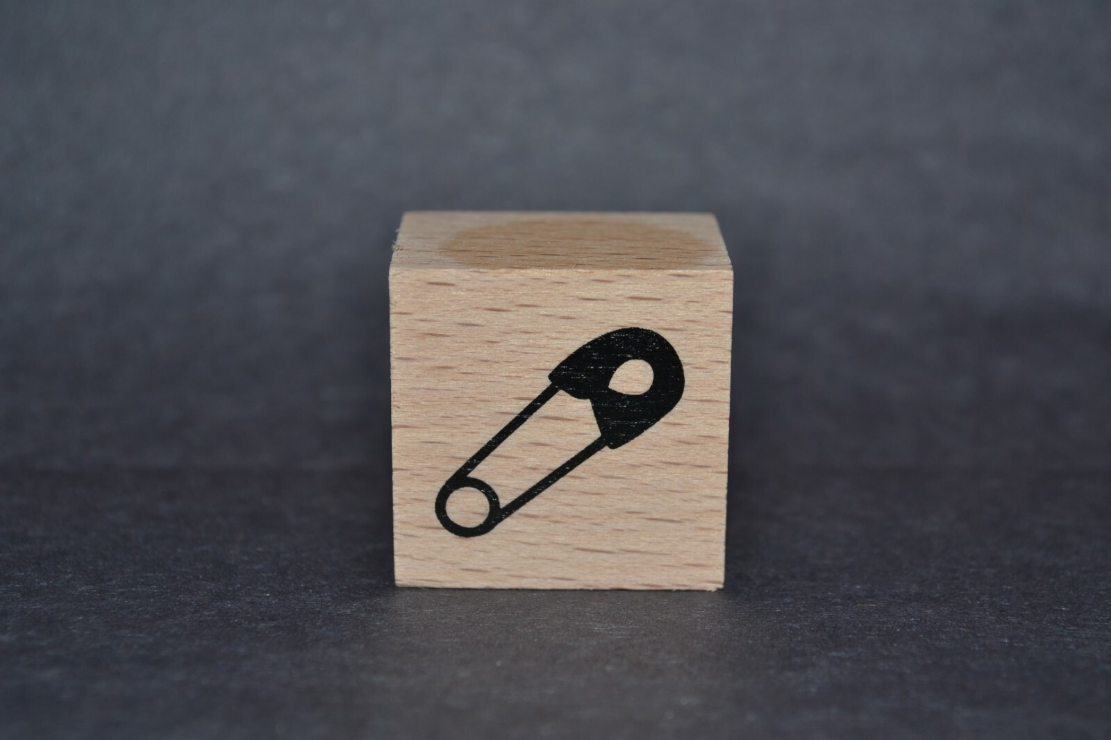 Rubber stamp - baby diaper pin -  combined shipping
