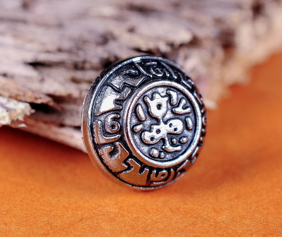 30pcs 12mm Leather craft Decor Silver-Tone Artistic Rivets Studs Spots Conchos