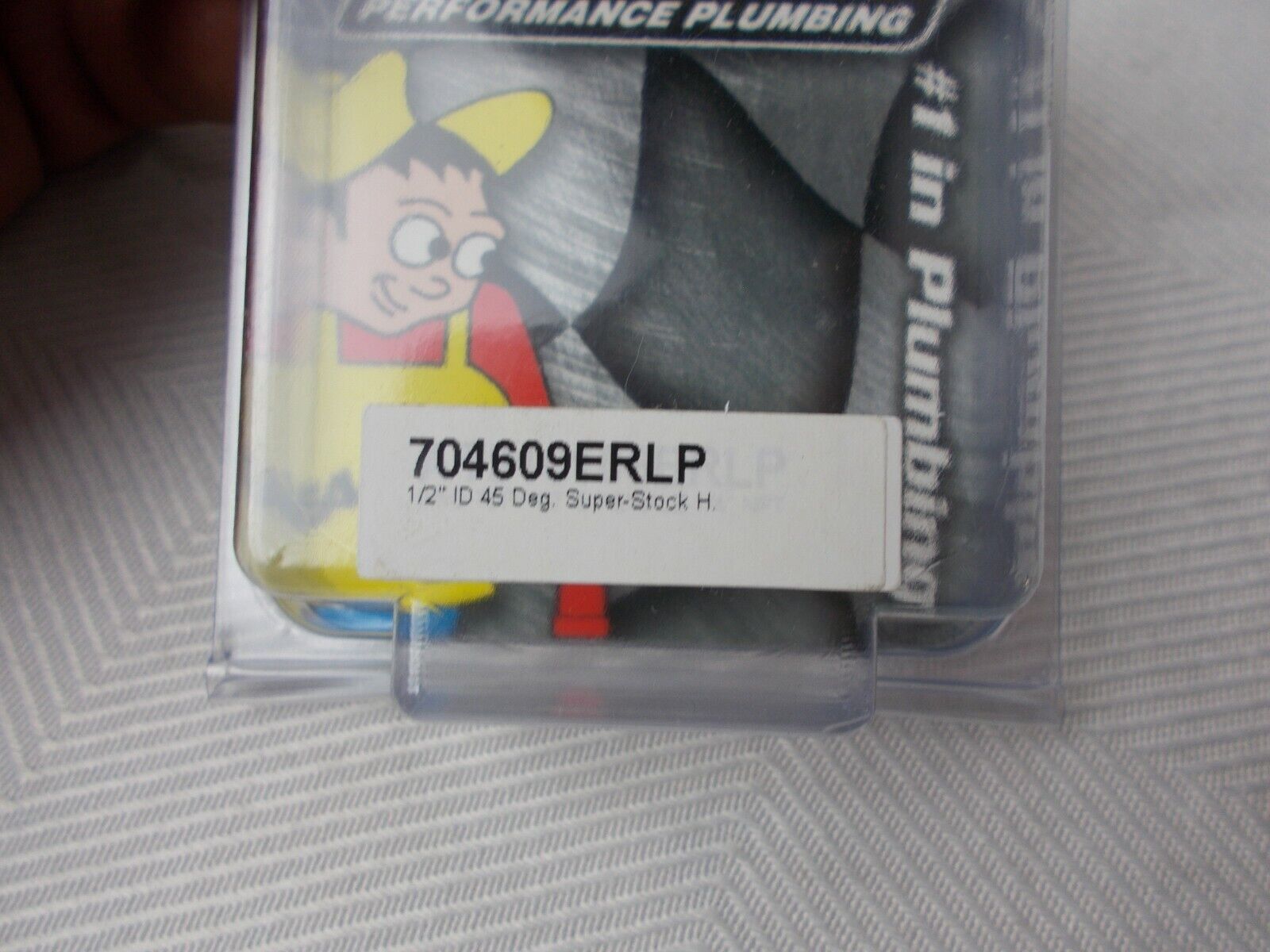 Hose Fitting 1/2" I.D. 45°-8 Crimp Super Stock Earls Performance 704609ERLP