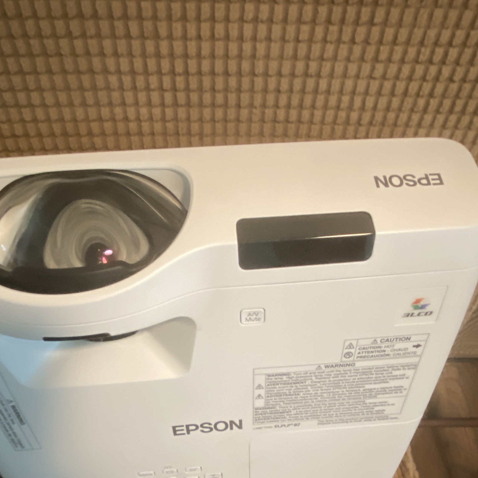 Epson PowerLite 530 Desktop Projector 3LCD Display Technology HDMI White