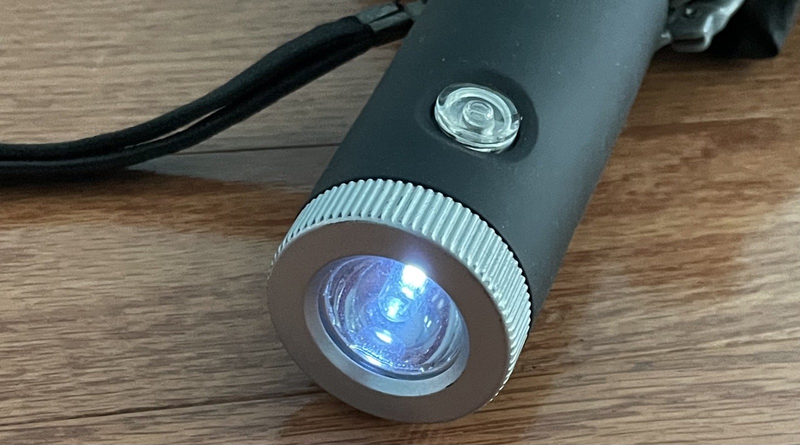 Inverted Umbrella With LED Flashlight