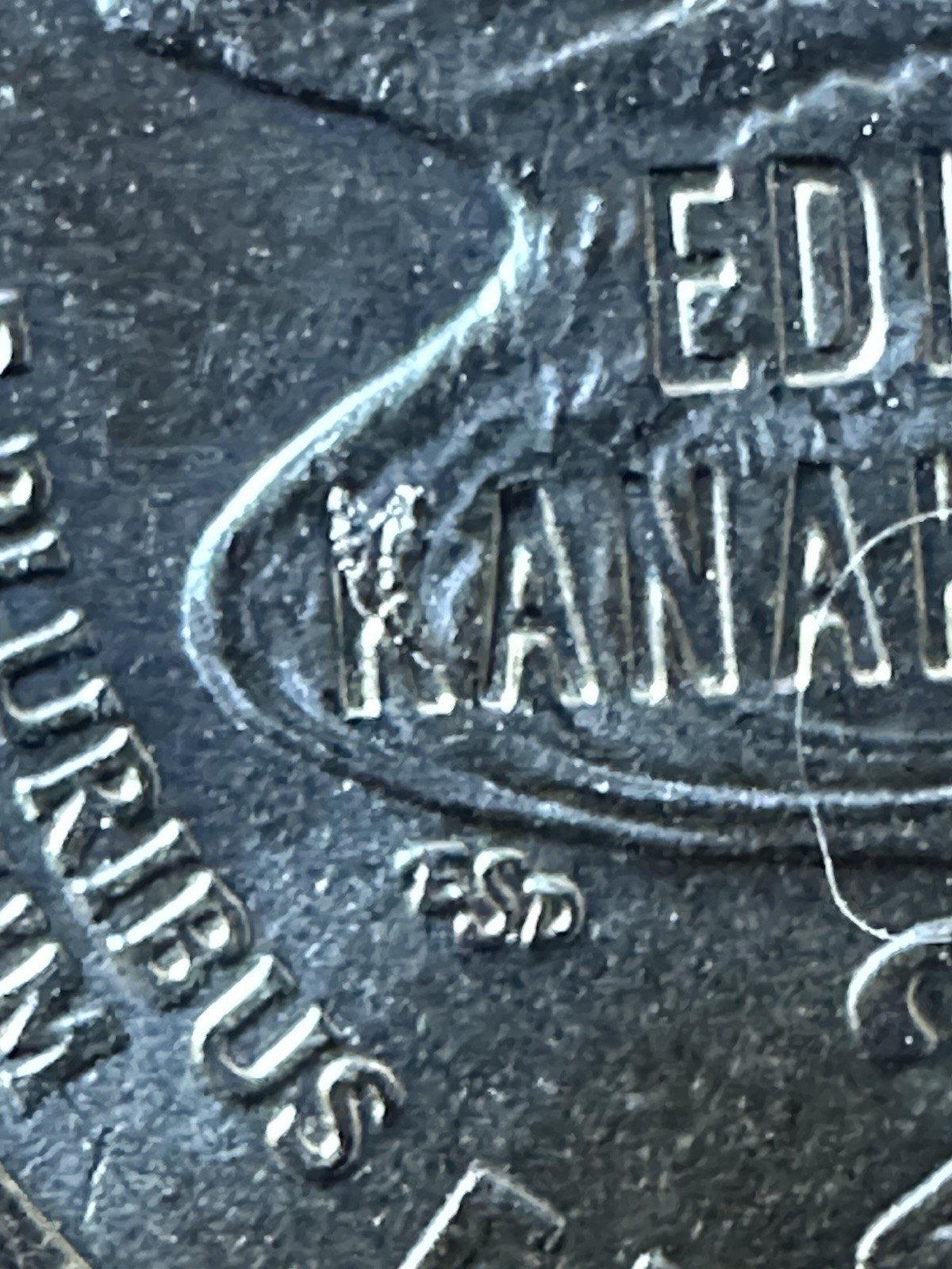 Edith Kanaka'ole 2023-P Quarter Die Clash Coin K In Cod We Trust Rare Mint