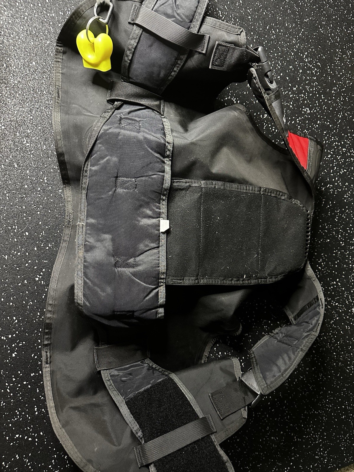 Mares Synchro Lx Diving BCD Vest Size Medium Nylon Red Gray Black